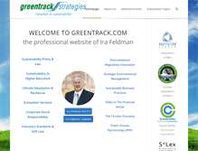 Tablet Screenshot of greentrack.com